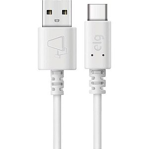 Cabo Reversível Tipo C TCUSB2 Branco ELG