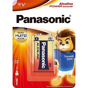 Bateria Alcalina 9V (C/1 Bateria) Panasonic