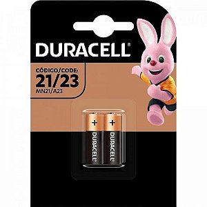 Pilha Alcalina 12v MN21/A23 (C/2 Pilhas) Duracell
