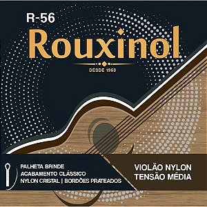Encordoamento Para Violão .028 Nylon R56 Rouxinol