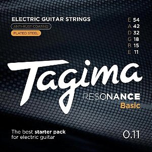 Encordoamento Para Guitarra .011-.052 Resonance Basic Tagima