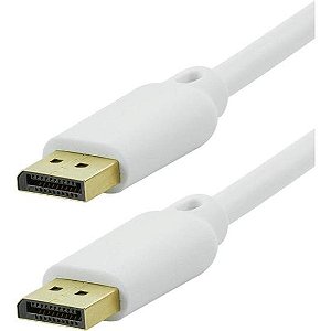 Cabo DisplayPort Macho 1.2 4K Gold 3M Sem Trava 5+