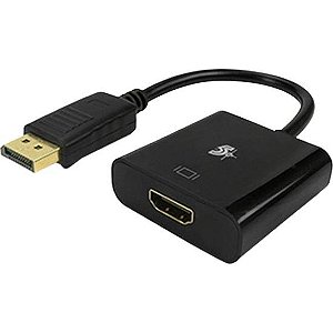 Conversor Adaptador Displayport Macho Para HDMI Fêmea 5+
