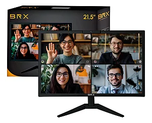 MONITOR BRX LED 23'' HDMI + VGA + WEBCAM HD