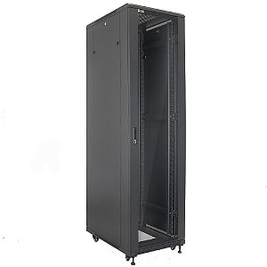 RACK FECHADO PARA PISO 19" EVUS EV-DF6844 44U X 600 X 800MM PRETO