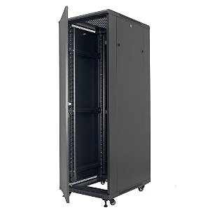 RACK FECHADO PARA PISO 19" EVUS EV-DF6836 36U X 600 X 800MM PRETO