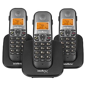 TELEFONE SEM FIO INTELBRAS TS5123 PRETO