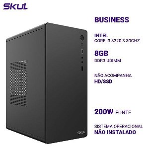 Computador B300 Core I3 3220 3.30Ghz Mem 8Gb Ddr3 Sem Hd/Ssd Fonte 200W
