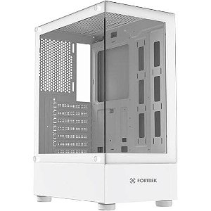 Gabinete Gamer Fortrek Crystal Mid Tower Branco