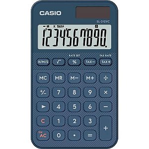 Calculadora de Bolso Casio SL310YC 10 Dígitos Azul Escuro