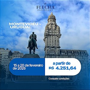 Pacote Montevidéu – Carnaval 2026 (Saída Florianópolis)