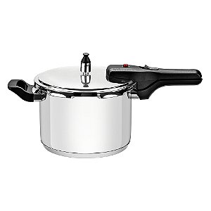 Panela de Pressão Tramontina Brava em Aço Inox com Fundo Triplo 20cm 4,5L