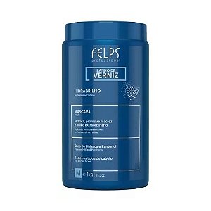 Máscara Banho de Verniz 1Kg - Brilho Intenso e Hidratação