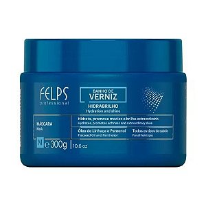 Máscara Banho de Verniz 300g - Brilho Intenso e Hidratação