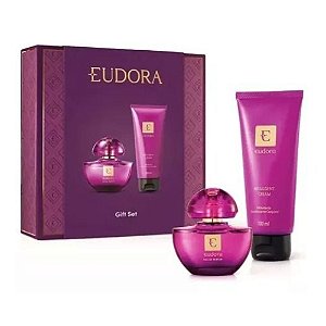 Eudora Kit Roxo Eau de Parfum + Hidratante 35mL Presente