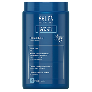 Felps Professional Banho de Verniz Máscara Xmix Hidratação e Brilho Intenso 1kg