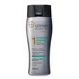 Germany Shampoo Hydrate Power Banana e Mel Hidratação Profunda 250ml