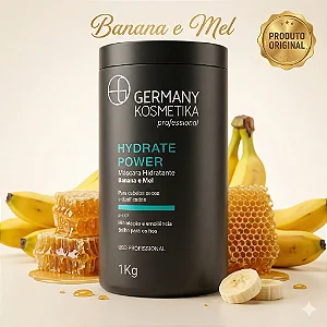 Germany Kosmetika Máscara Banana e Mel Nutrição e Brilho Intenso 1kg