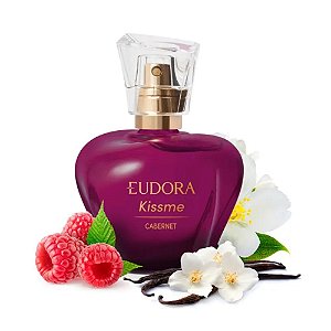 Eudora Kiss Me Cabernet Deo Colônia Feminina Fragrância Frutal 50ml