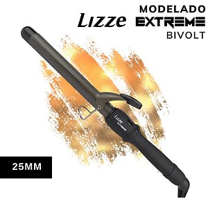 Lizze Modelador de Cachos Extreme 25mm Bivolt Bronze 230°C 25W