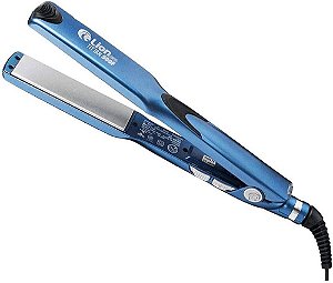Lion Pro Tittan 500F Prancha Cerâmica Turmalina 250°C Bivolt Azul