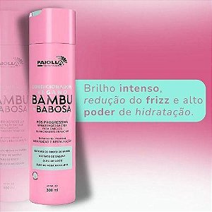 Paiolla Condicionador Pós-Progressiva Bambu + Babosa Hidratação e Brilho 300ml