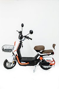 Scooter Elétrica PACIFIC DF-U9 350W 48V Branco/Laranja
