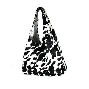 Bolsa Mucca Preta e Branca