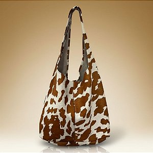 Bolsa Mucca Caramelo e Off