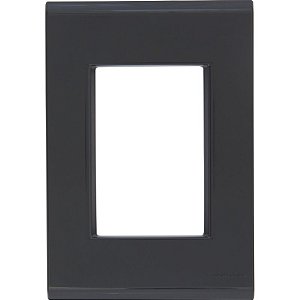 Tramontina Liz Placa 3 Postos 2x4 Grafite