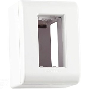 Tramontina LizFlex Caixa Sobrepor 1 Posto Branca