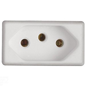 Tramontina Liz Modulo Tomada 2P+T 10A 250V Branco