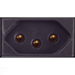 Tramontina Liz Modulo Tomada 2P+T 20A 250V Grafite