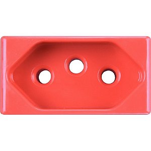 Tramontina Liz Modulo Tomada 2P+T 20A 250V Vermelho