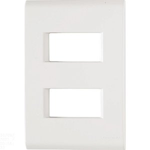 Tramontina Liz Placa 2 Postos Afastados 2x4 Branca