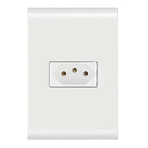 Tramontina Liz Conjunto 2x4 – 1 Tomada 2P+T 20A 250V