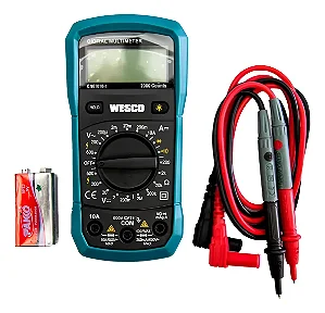 Multímetro Profissional Digital Portátil 9V – WS8950 – Wesco