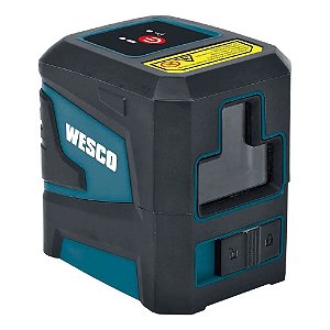 Nível a Laser Verde 15 m – 2 Linhas – com Suporte e Bolsa – WS8915K – Wesco