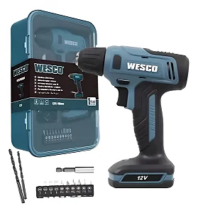 Parafusadeira Sem Fio com Carregador 10 mm – WS2555K – Wesco