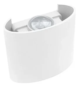 Arandela Lentille Singulier de Sobrepor – Branco – LED 2W 3000K – Lumanti