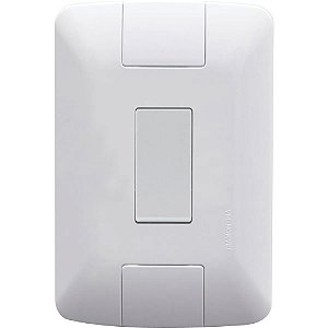 Tramontina Aria Conjunto 4x2 1 Interruptor Simples 6A 250V Branco