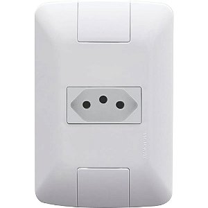 Tramontina Aria Conjunto 4x2 1 Tomada 2P+T 10A 250V Branco
