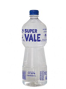 Álcool Líquido Hidratado 70% 1L Super Vale