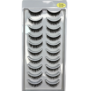 Cílios Postiços 06 - 10 Pares