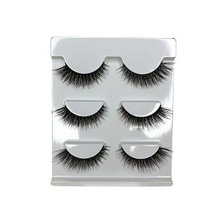 Cílios Postiços Ruby Anjo 474 - 3 Pares