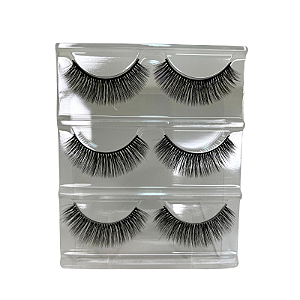 Cílios Postiços Ruby Anjo 425 - 3 Pares