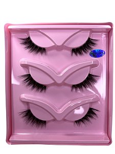 Cílios Postiços Amor Anjo SL16 - 3 Pares