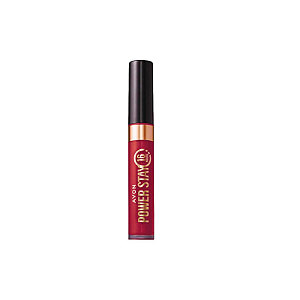 Batom Líquido Matte Vermelho Escarlate Power Stay - Avon