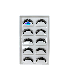 Cílios Postiços Profissionais H13 Mini - 5 Pares