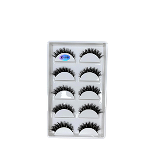 Cílios Postiços Profissionais X08 Mini - 5 Pares